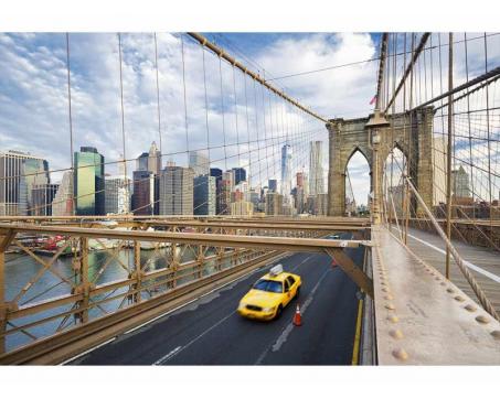 Vlies Fototapete - Stadt New York 375 x 250 cm 
