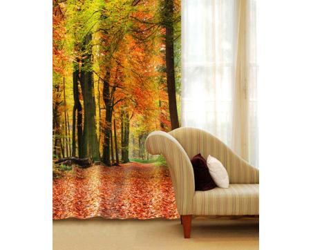 Vorhang - Herbstwald 140 x 245 cm