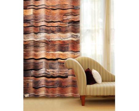 Vorhang - Holzwand 140 x 245 cm