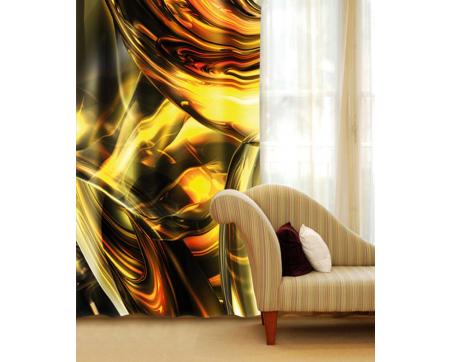 Vorhang - Goldene Drähte 140 x 245 cm