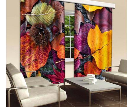 Vorhang - Herbstblätter 280 x 245 cm