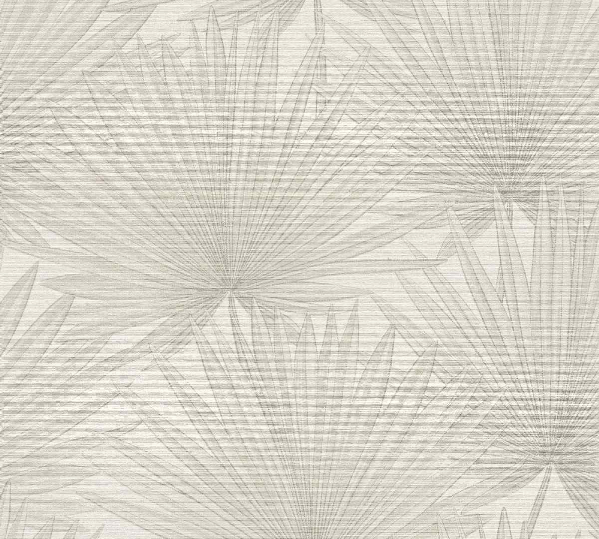 Vliestapete Antigua 390902 - Art Deco Muster - Grau, Weiß