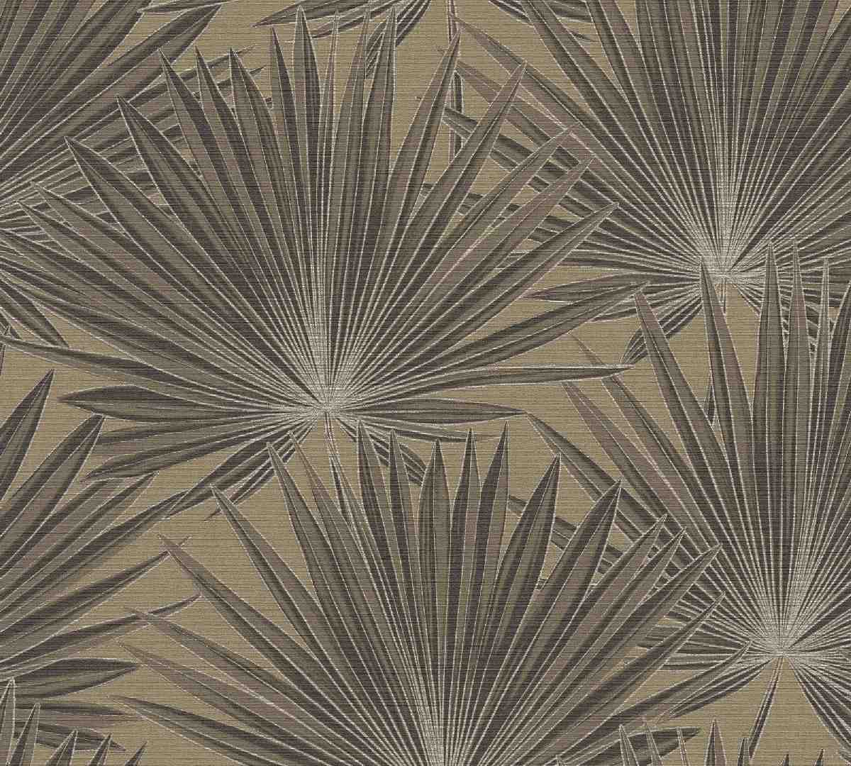 Vliestapete Antigua 390904 - Art Deco Muster - Braun, Schwarz