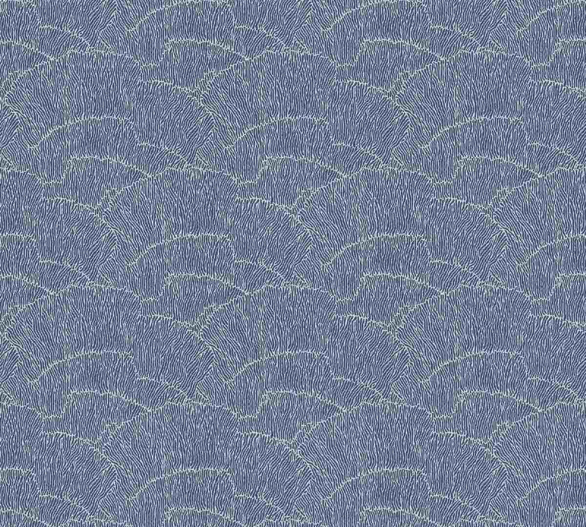 Vliestapete AP Arcade 391746 - Strukturtapete Muster - Silber, Blau