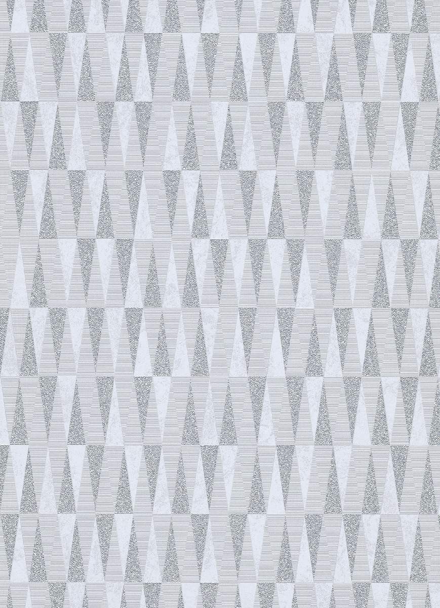 Vliestapete WPE-901167 - Geometrische Muster - Metallics,Grau
