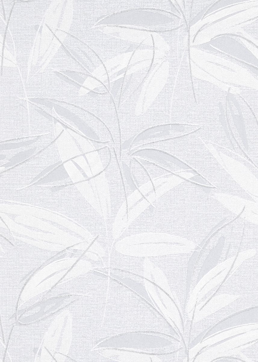 Vliestapete WPE-901518 - Blumen und Blätter - Weiss,Metallics,Grau