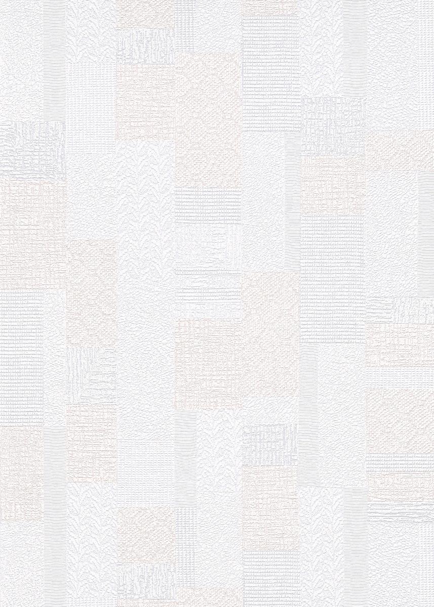 Vliestapete WPE-901544 - Dekorativ Muster,Quadrate und Rechtecke - Weiss,Beige,Grau
