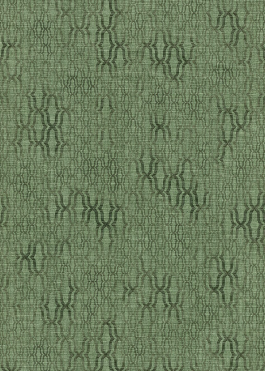 Vliestapete WPE-901625 - Grafische Muster,Art Deco - Grün