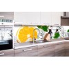 Küchenrückwand Folie - Zitrone und Eis 260 x 60 cm (Obr. 1)