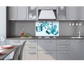 Küchenrückwand Dibond Küchenrückwand Dibond - Eiswürfel 60 x 40 cm