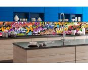 Küchenrückwand Folie - Graffiti 350 x 60 cm