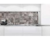 Küchenrückwand Plexiglas Küchenrückwand Plexiglas - hölzerne Bank 180 x 60 cm