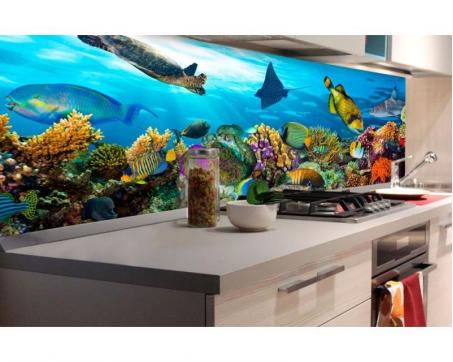 Küchenrückwand Folie - Fische im Ozean 180 x 60 cm
Durch Anklicken wird das Abbildungsdetail angezeigt.