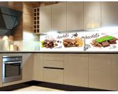 Fototapeten Küchenrückwand Folie - Schokolade 180 x 60 cm