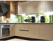 Küchenrückwand & Spritzschutz Küchenrückwand Folie - Zen Steine 180 x 60 cm