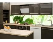 Küchenrückwand & Spritzschutz Küchenrückwand Folie - Grüne Blätter 260 x 60 cm