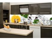 Küchenrückwand Folie - Zitrone und Eis 260 x 60 cm