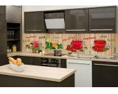 Küchenrückwand - Selbstklebende Folie Küchenrückwand Folie - Tee 260 x 60 cm