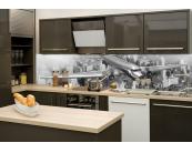 Selbstklebende Fototapeten Küchenrückwand Folie - Flugzeug 260 x 60 cm