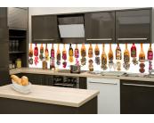 Selbstklebende Fototapeten Küchenrückwand Folie - Kräuter Schaufel 260 x 60 cm