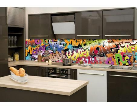 Küchenrückwand Folie - Graffiti 260 x 60 cm
Durch Anklicken wird das Abbildungsdetail angezeigt.