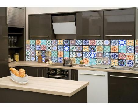 Küchenrückwand Folie - Azulejos 260 x 60 cm
Durch Anklicken wird das Abbildungsdetail angezeigt.