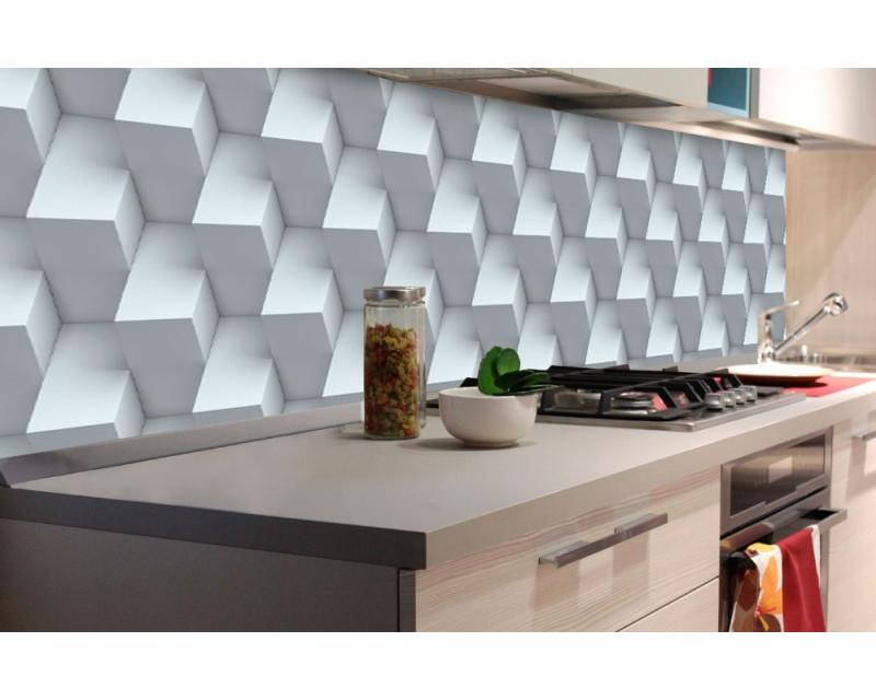 Kuchenruckwand Folie Wandkubus 180 X 60 Cm Dimex Line De