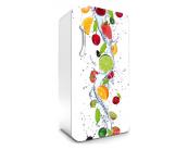 Klebefolie Kühlschrank - 65 x 120 cm Kühlschrank Aufkleber - Obst 65 x 120 cm