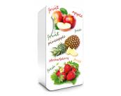 Klebefolie Kühlschrank - 65 x 120 cm Kühlschrank Aufkleber - Früchte Mix 65 x 120 cm