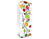 Kühlschrank Aufkleber - Obst 65 x 180 cm