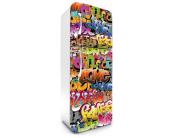 Kühlschrank Aufkleber - Graffiti 65 x 180 cm