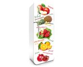 Klebefolie Kühlschrank - 65 x 180 cm Kühlschrank Aufkleber - Früchte Mix 65 x 180 cm