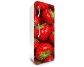 Kühlschrank Aufkleber Kühlschrank Aufkleber - Erdbeeren 65 x 180 cm