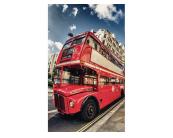 Fototapete Stadt / Bauten Vlies Fototapete - Londoner Bus 150 x 250 cm 
