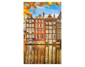 Fototapete Stadt / Bauten Vlies Fototapete - Häuser in Amsterdam 150 x 250 cm 