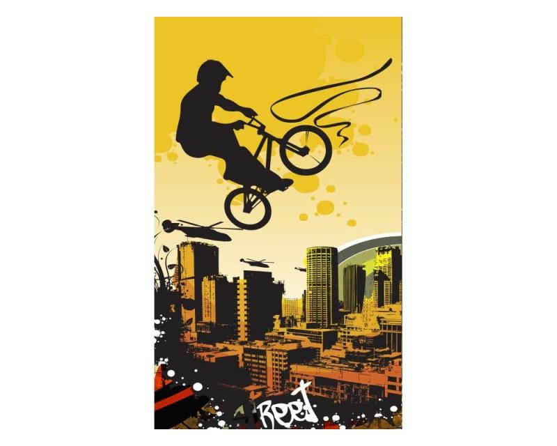 Vlies Fototapete Fahrrad 150 X 250 Cm Dimex Line De