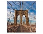 Fototapete Stadt / Bauten Vlies Fototapete - Brooklyn Brücke 225 x 250 cm 
