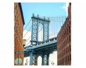 Fototapete Stadt / Bauten Vlies Fototapete - Brücke in Manhattan 225 x 250 cm 