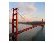 Fototapete Stadt / Bauten Vlies Fototapete - Brücke Golden Gate 225 x 250 cm 