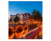 Fototapete Stadt / Bauten Vlies Fototapete - Amsterdam 225 x 250 cm 