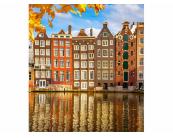 Fototapete Stadt / Bauten Vlies Fototapete - Häuser in Amsterdam 225 x 250 cm 
