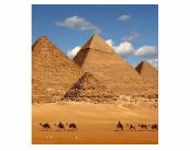 Fototapete Stadt / Bauten Vlies Fototapete - ägyptische Pyramide 225 x 250 cm 