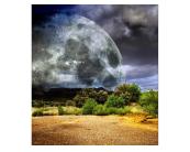 Fototapete Weltraum Vlies Fototapete - Mond 225 x 250 cm 