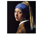 Fototapete  Kunst Vlies Fototapete - Frau mit Perlenohrringen von Johannes Vermeer 225 x 250 cm 