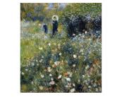 Fototapete  Kunst Vlies Fototapete - Frauen im Garten von Pierr August Renoir 225 x 250 cm 