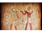 Fototapete  Kunst Vlies Fototapete - ägyptisches Gemälde 375 x 250 cm 
