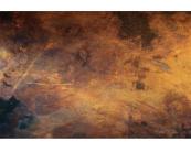 Vlies Fototapete - verkratztes Kupfer 375 x 250 cm 