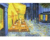 Fototapete  Kunst Vlies Fototapete - Caféterasse von Vincent van Gogh 375 x 250 cm 