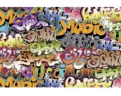 Vlies Fototapete - Graffiti 375 x 250 cm 