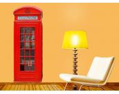 Wandsticker - Britische Telefonzelle 65 x 165 cm